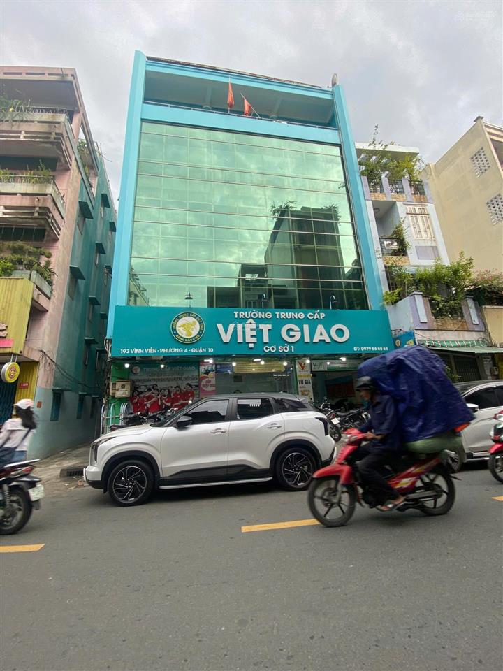 Cho thuê lại tòa nhà 193 vĩnh viễn phường 4, quận 10 (13x14m) 5 tầng chỉ 160tr