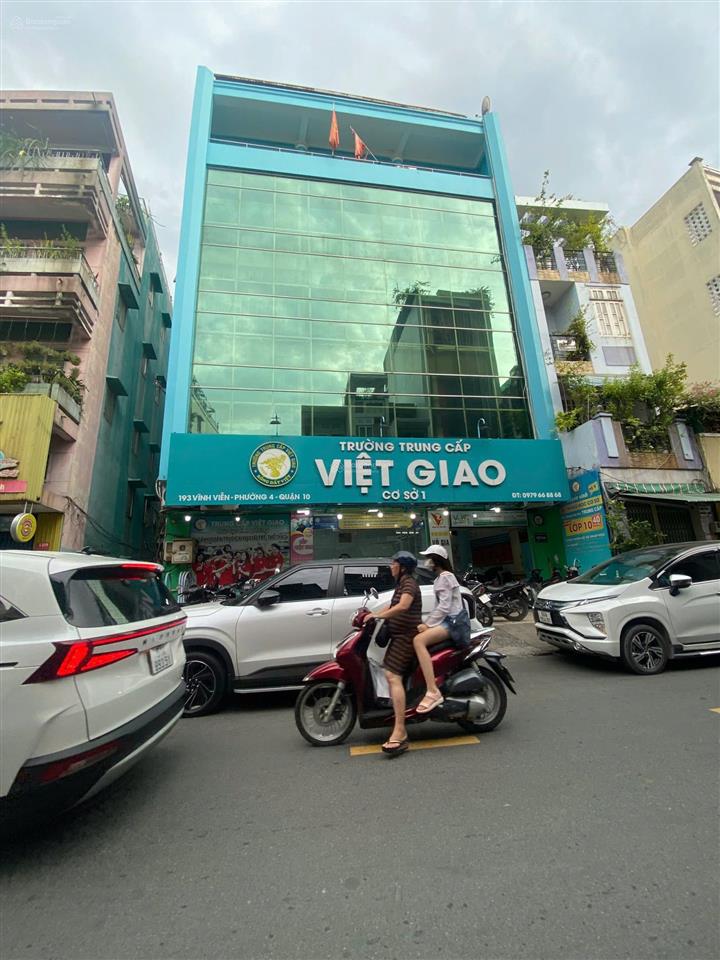 Cho thuê lại tòa nhà 193 vĩnh viễn phường 4, quận 10 (13x14m) 5 tầng chỉ 160tr