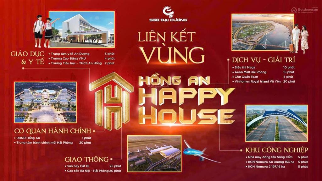 Quỹ căn đẹp nhất dự án hồng an happy house hồng an  hải phòng