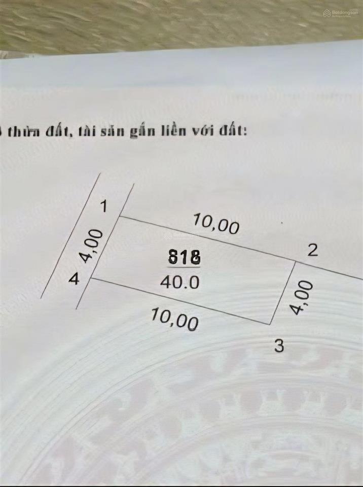 Bán đất tại xã nhị khê, thường tín, hà nội, 3,9 tỷ, 40m2