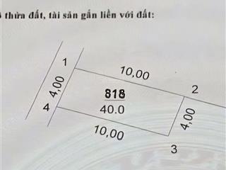 Bán đất tại xã nhị khê, thường tín, hà nội, 3,9 tỷ, 40m2