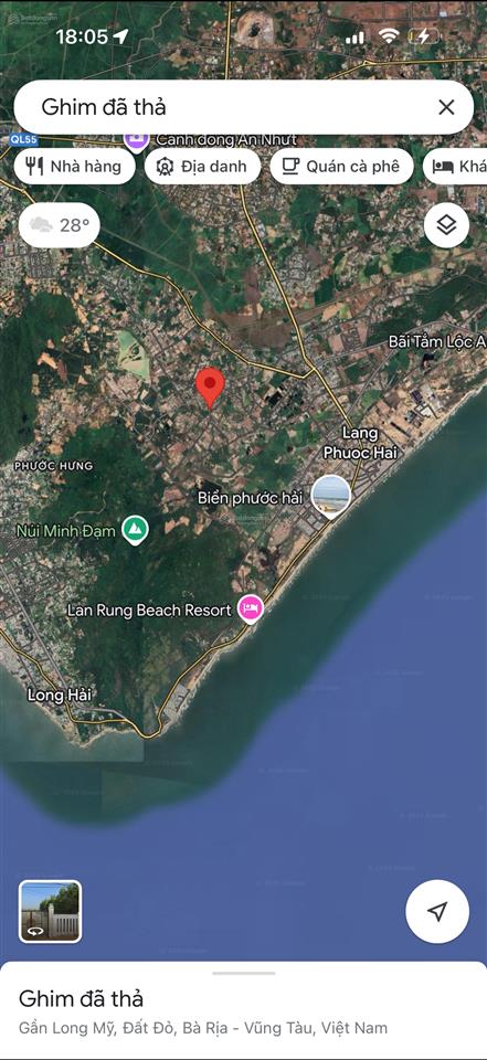 Bán 1,3ha vườn trái cây long mỹphước hải gần hồ sở bông.