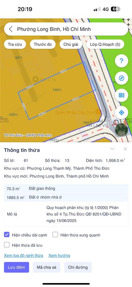 2025.9m2 đất mặt tiền đường 27 nguyễn xiển