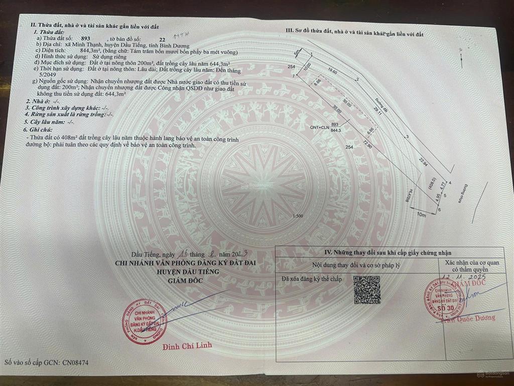 Lô góc 2 mặt tiền trục đường lò gạch, trục liên huyện kết nối tỉnh lộ 749b về dh707 (dt748nd)