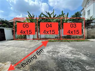 Thanh lý gấp 5 lô đất ngay gigamall thủ đức. đường 6m. sổ riêng từng lô. dt 60m2