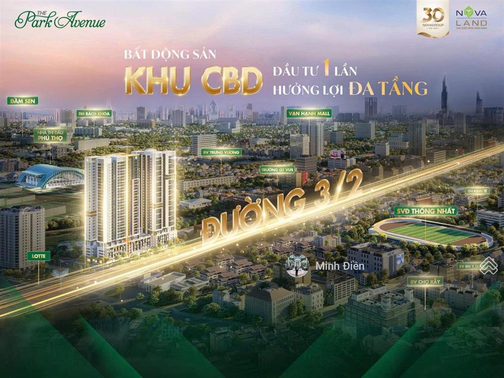 Bán căn hộ the park avenue, 9,5 tỷ, 98m2, 3pn, 2wc, q11, hcm chỉ với hàng hiếm tại