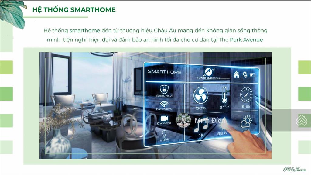 Căn hộ đẹp 3pn, 2wc tại the park avenue, 9,25 tỷ, 94m2, nhiều tiện ích hấp dẫn