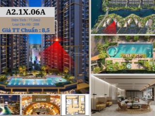 Duy nhất còn lại căn 2pn  8,5 tỷ view trực diện hồ bơi tầng đẹp  tòa a2 tầng đẹp
