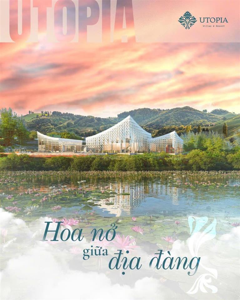 Bán biệt thự tại utopia villas & resort, 38tr/m2, 190m2, hot! sản phẩm cho 1 chất sống thượng lưu