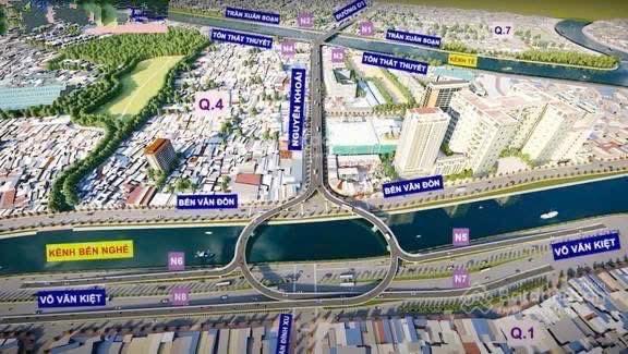 Khu hiếm nhà bán nguyễn khoái
trục đường siêu đẹp phường 2 qu.4
sắp có cầu nguyễn khoái bắc san