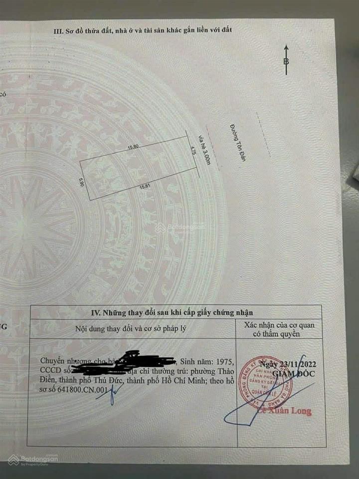 Tôi chính chủ cần bán lô mặt tiền tôn đản, hòa an, cẩm lệ