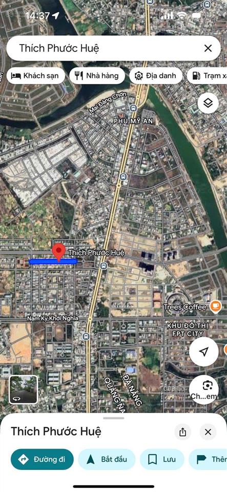 Hot ! đươg thích phước huệ 133m  đường nhựa 7.5m hoà hải nhson tp đn  giá chỉ 6tyxx nhỏ chốt