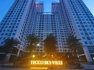 Bán căn hộ chung cư tecco, tứ hiệp 2 ngủ. view vườn hoa. đang cho thuê 7.5tr/thang