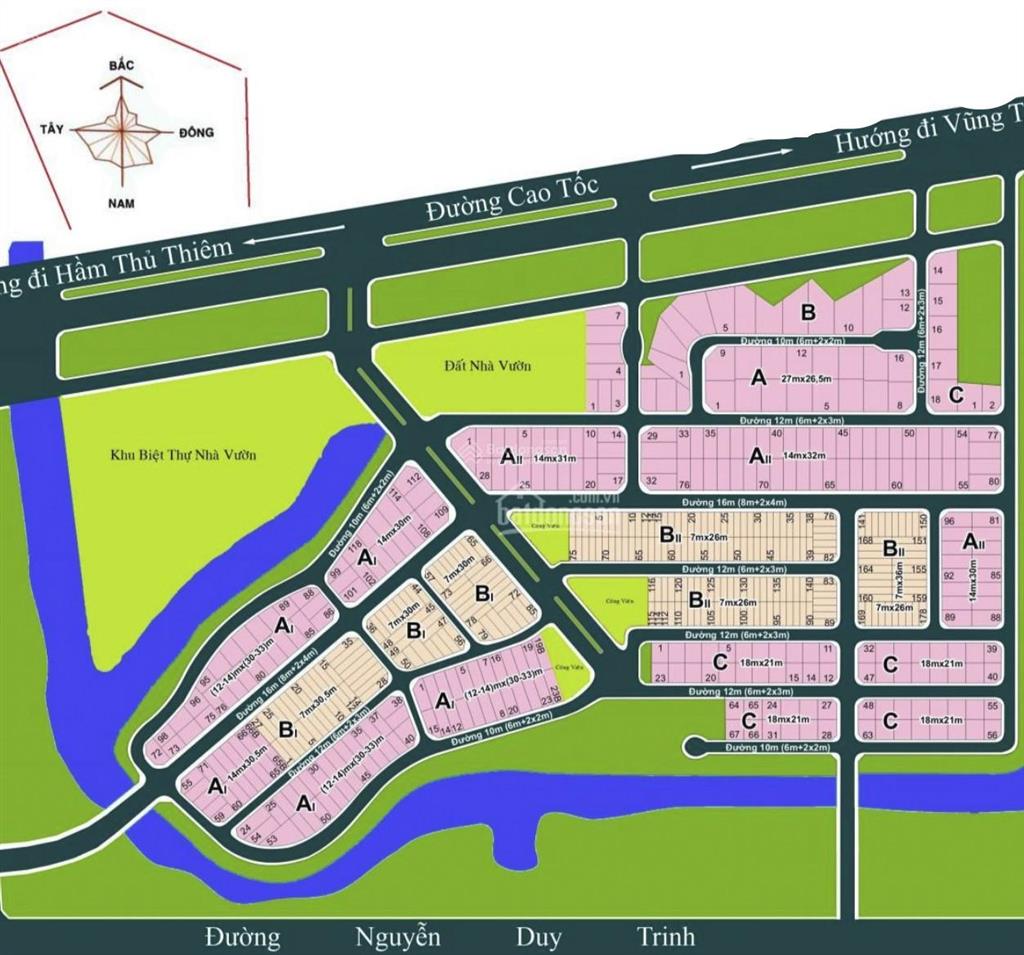 Bán nhanh trong tuần đất nền dự án bách khoa tại nguyễn duy trinh, 71.5 triệu / m2, 182 m2