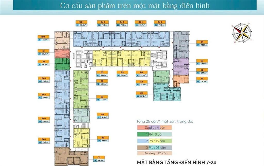 Duy nhất 1 căn 2p 71m2 tại căn hộ singapore sentosa sky park ngay sát aeon mall hải phòng