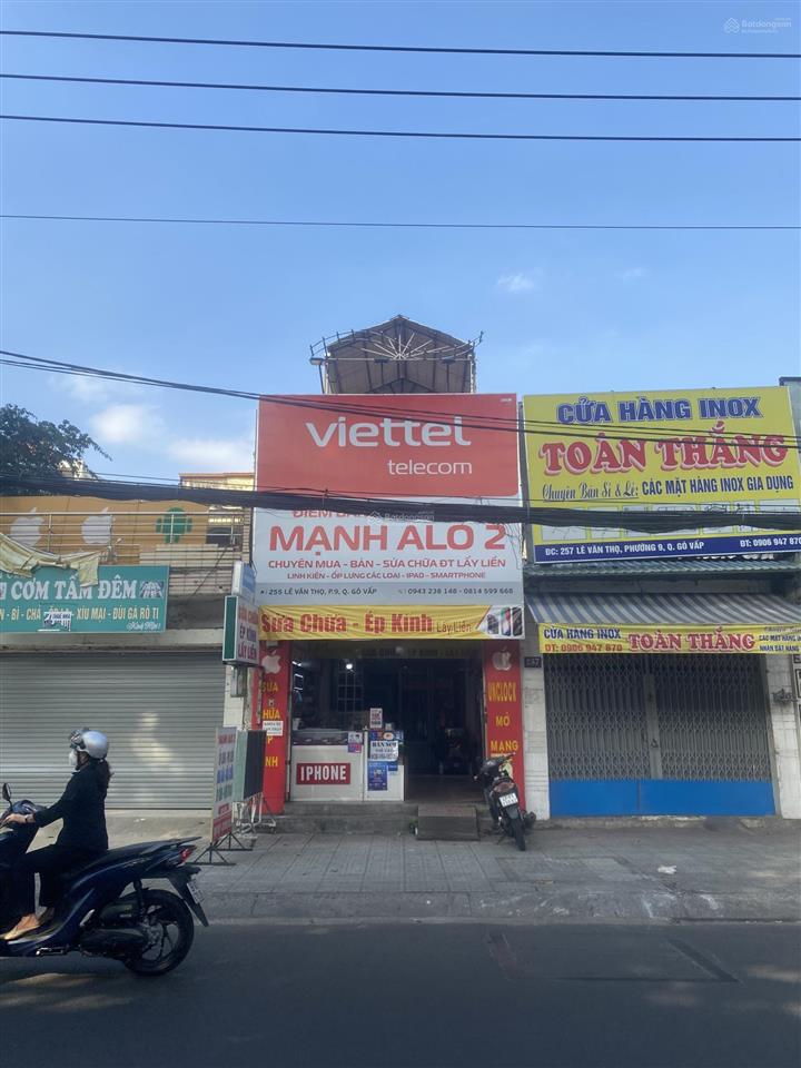 Hiếm! mt lê văn thọ quận gò vấp dt 4,25x17m kc 2 lầu giá 12.8 tỷ tl