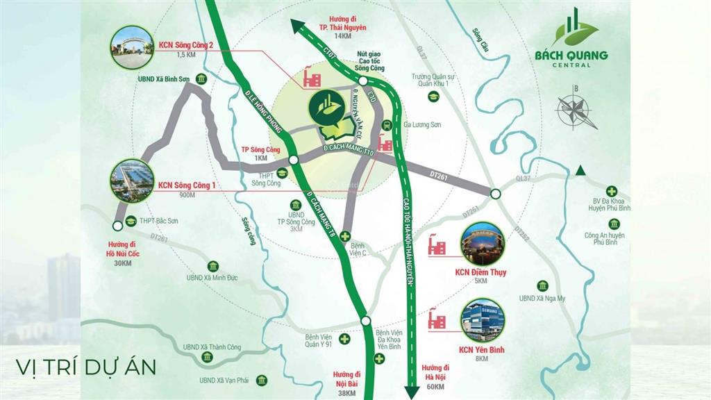 Bách quang central thái nguyên shophouse giá tốt, chiết khấu 9%