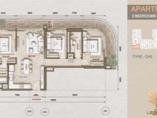 Căn 3pn quỹ ngoại giao chủ đầu tư, trục căn 08 đẹp nhất dự án view sông và cầu rồng, pháo hoa diff