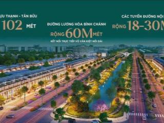 Chỉ 625triệu sở hữu đất nền mặt tiền 60m. kdc mai bá hương. nhận booking ưu tiên vị trí đẹp