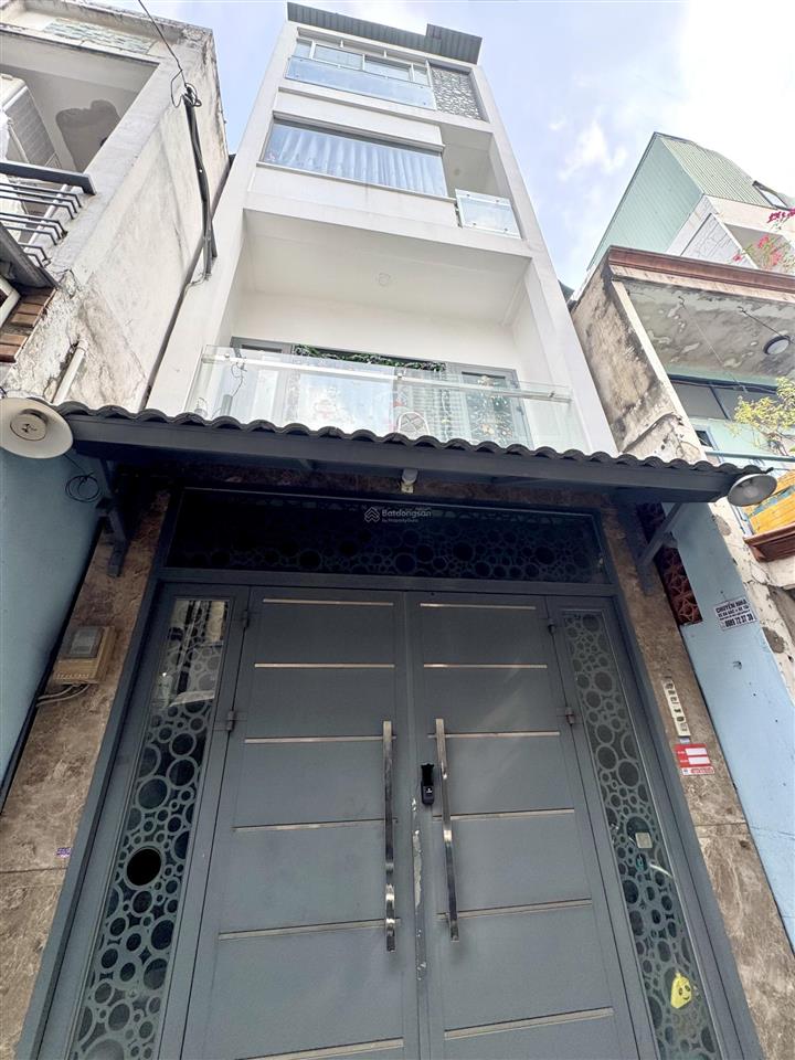 Ngay hàng xanh giáp q1  4tầng (4 x 14) (5p ngủ) hẻm 4m thông  giá chỉ 8.99tỷ