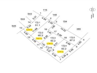 Bán 4 thửa đất huyền kỳ phú lương . giá từ 6 tỷ 439 đến 7 tỷ 465 .