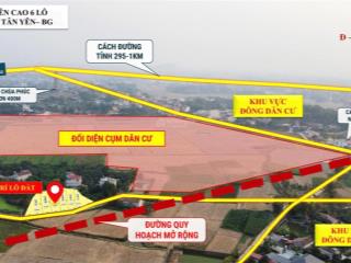 Cần tiền bán gấp lô đất 100m2 full thổ cư bám trục đường liên thôn cao xá tân yên