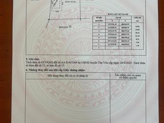 Bán mảnh vườn 473m2 mặt tiền 17m nở hậu tại trung tâm thị trấn nhã nam tân yên