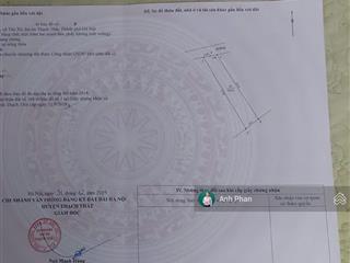 Cần tiền bán gấp lô đất 125m, mt 4,5m, nở hậu 5,15m. tân xã, thạch thất, hà nội giá 38tr/m2. oto va