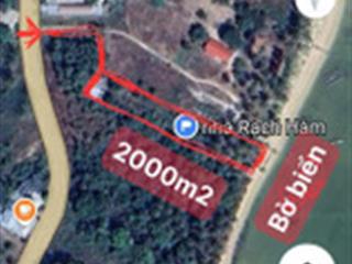 Bán 2 công đất mặt tiền view biển hàm ninh  đất đẹp hiếm có