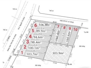 Bán đất mặt tiền xuân thới sơn 16, hóc môn, 5x20m, giá từ 2tỷ850tr