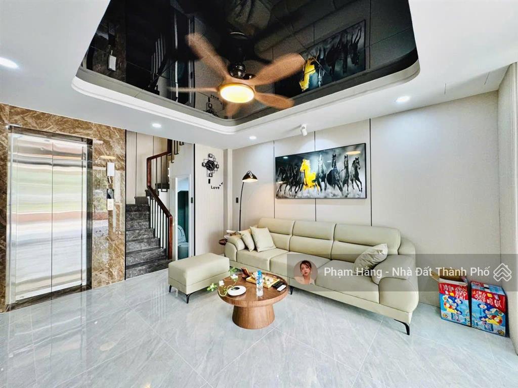 Bán nhà hẻm xe hơi thang máy đẹp y hình