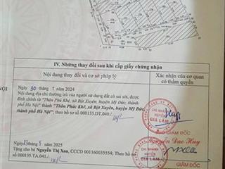 Bán lô góc 2 mặt thoáng 49.2m2 đặng xá, gia lâm