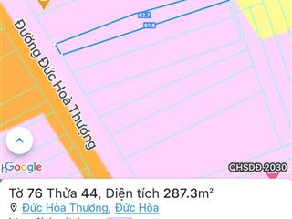 Nhà mặt tiền đường đức hòa thượng, huyện đức hòa, long an. cách vòng xoay đt824, 823d chỉ 1.5km
