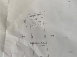 Bán 30m mặt tiền dt 749b xã minh hoà dầu tiếng 30x85, 200m tc. 5 tỷ.  0936 419 ***