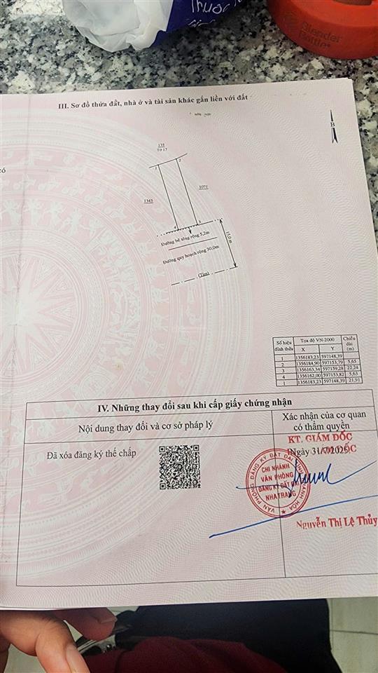 Đất phú trung, vĩnh thạnh đường ô tô tải thông 4 phía, cách chợ và trường học chỉ 700m, sẵn sổ hồng