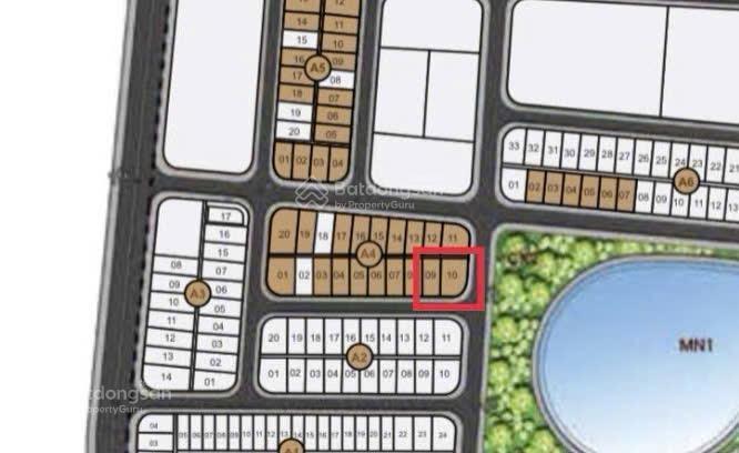 Bán lô góc 2 mặt tiền trực diện hồ sinh thái kđt trảng kèo, giá 59 triệu/ m2
