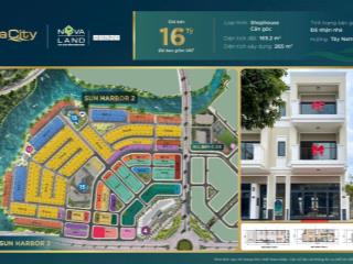 Bán shophouse căn góc 2 mặt tiền vị trí kim cương tại aqua city