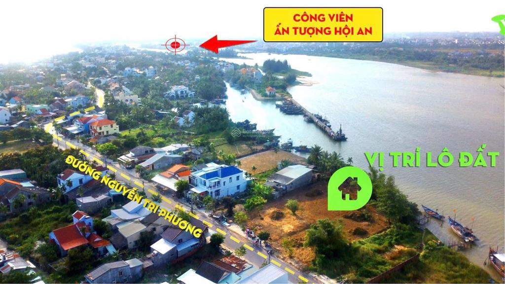 Bán lô đất 1528m2 đường nguyễn tri phương tp hội an view sông 2 mặt tiền phù hợp làm khách sạn