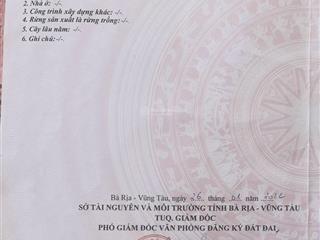 Chính chủ cần bán 4.8ha đất gò ông sầm, p. 12, thành phố vũng tàu. sổ trao tay, công chứng ngay
