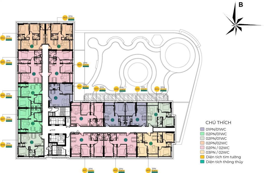 Viva plaza ký trực tiếp cđt 2pn2wc 72m2 giá cực tốt 4.265ty, căn 51m giá 3231ty  e 0901 467 ***