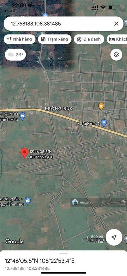 Tôi chính chủ cần bán lô đất km44 . dt 7 x 40 tc  60m2, cách ql14 , 500m , giá 330tr