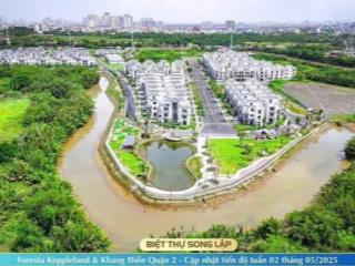 Bắt sóng đúng lúc gladia khang điền&keppel, 3 mặt giáp sông. nhà xây sẵn, sp khan hiếm đáng đầu tư