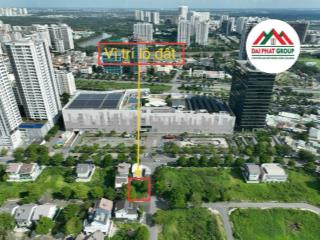 Bán lô góc biệt thự kdc sadeco nghỉ ngơi giải trí, đối diện trung tâm thương mại vivo city quận 7