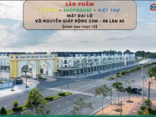 Cơ hội sở hữu đất nền dic victory cần thơ chính chủ đầu tư, sổ hồng sẵn, chưa phải xây dựng ngay