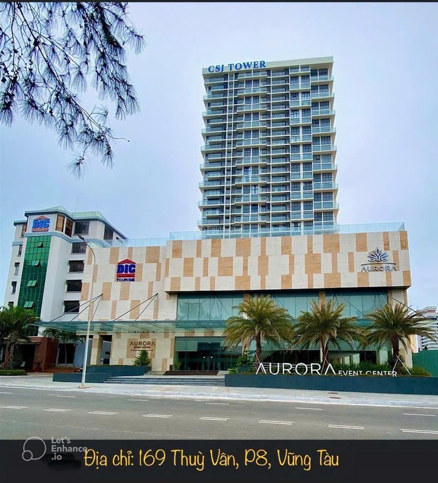 Bán căn hộ csj tower, đối diện công viên vũng tàu, giá rẻ cho 1 căn hộ sát biển
