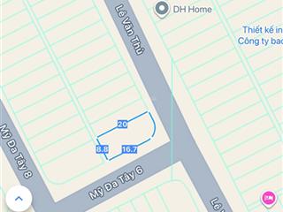 Bán lô góc 2 mt lê văn thủ giao với mỹ đa tây 6 cực đẹp sát sông