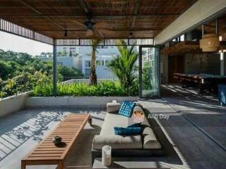 Cho thuê biệt thự mặt tiền nguyễn văn hưởng, thảo điền, quận 2. dt 1250m2 3 tầng. giá 390tr