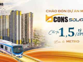 Chỉ với từ 1,5 tỷ. sở hữu ngay căn hộ 2 phòng ngủ