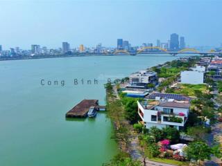 Bán đất biệt thự siêu hiếm, view sông, 600m2, euro 1 village, q. sơn trà đà nẵng. giá bán 185 tỷ
