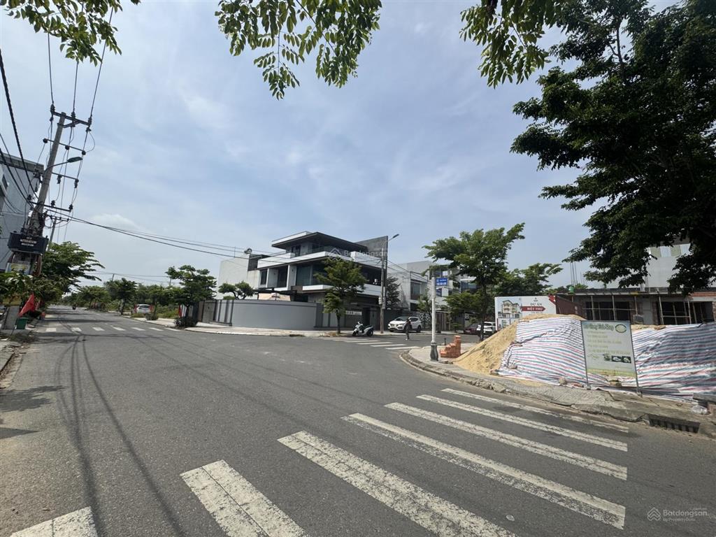 Bán lô góc 2mt siêu vị trí kinh doanh, lê ấm và thái văn lung, p. hoà xuân, q.cẩm lệ, 172m2, 18ty